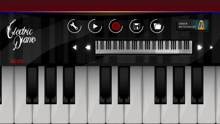 Electric Piano android App screenshot 1