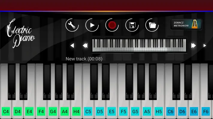 Electric Piano android App screenshot 3